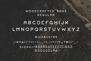 Woodcrafter Sans - 4 Font Family, a Sans Serif Font by Greg Nicholls (Thumbnail 9 of 9)
