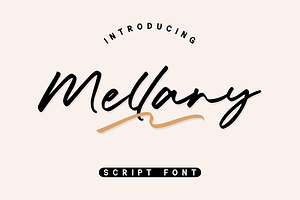 Mellany - Script Font