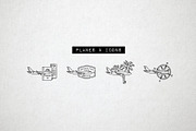 40 Plane Icons - Airplane, Travel, an Outline Icon by Hatch Design Workshop (Thumbnail 6 of 8)