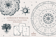 Zodiac Wheel & Wheel of the Year, a Decorative Illustration by KirillsWorkshop (Thumbnail 1 of 9)