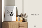 PSD frame mockup for wall art, a Print Template by DSTUDIO888 (Thumbnail 3 of 4)