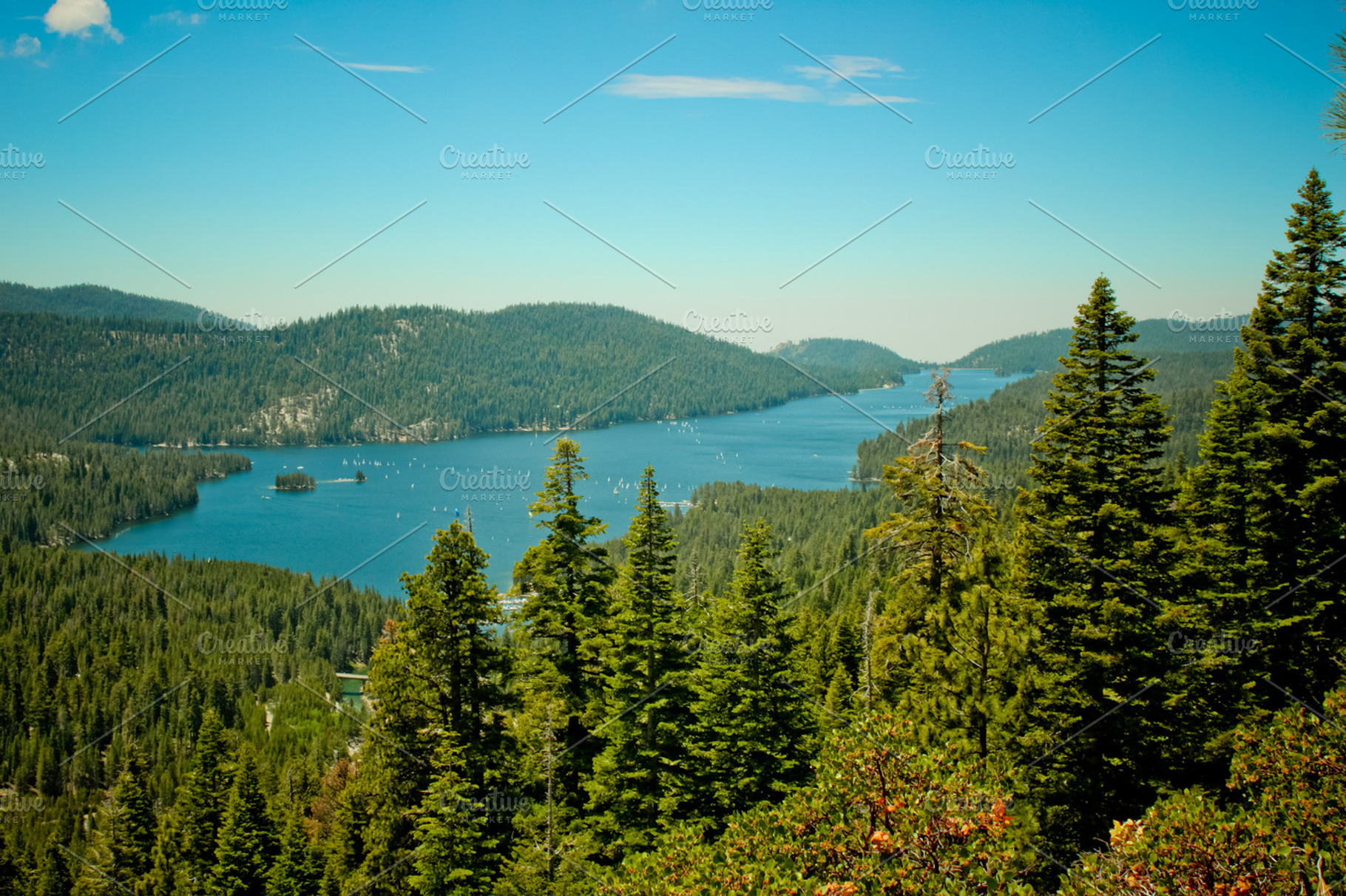 Alpine Lake Panorama