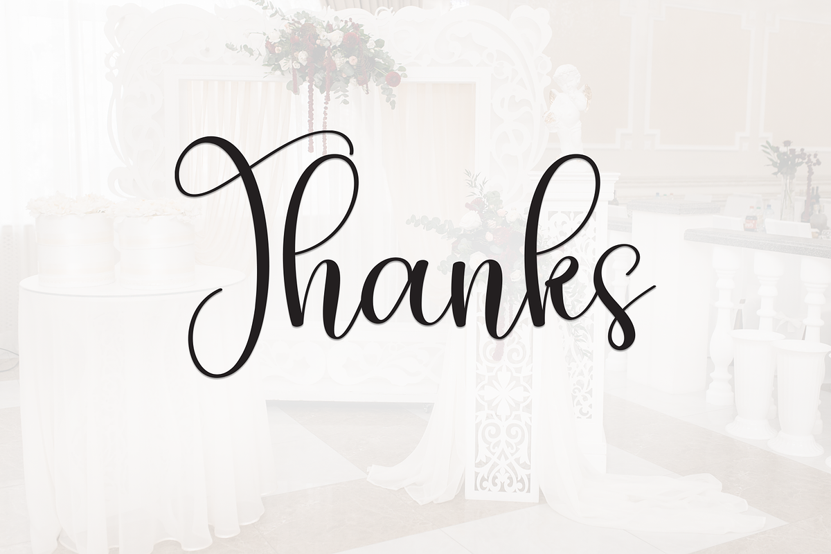 Wedding | Script Font, a Handwritten Font by Scratchones (Photo 9 of 9)