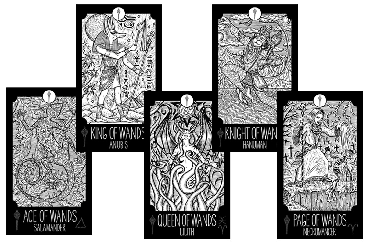 Fantasy Tarot cards, a Decorative Illustration by Samiramay (Photo 13 of 15)