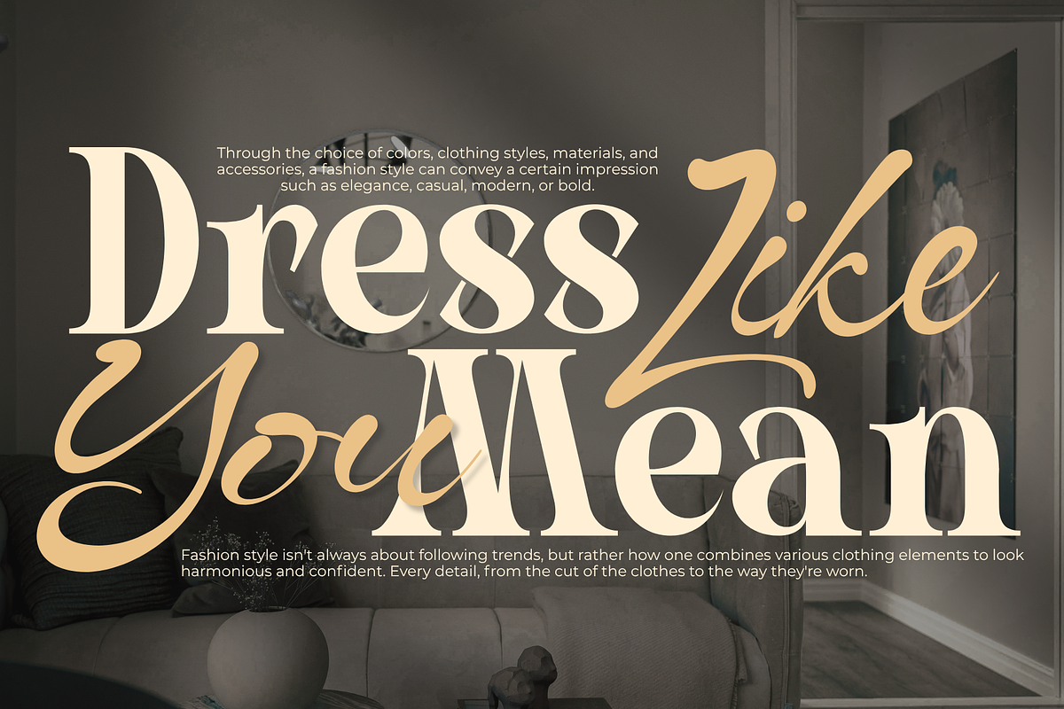Morgel Eentrialy – Elegant Serif Duo, a Serif Font by MaikoHatta (Photo 7 of 9)