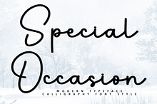 Special Occasion