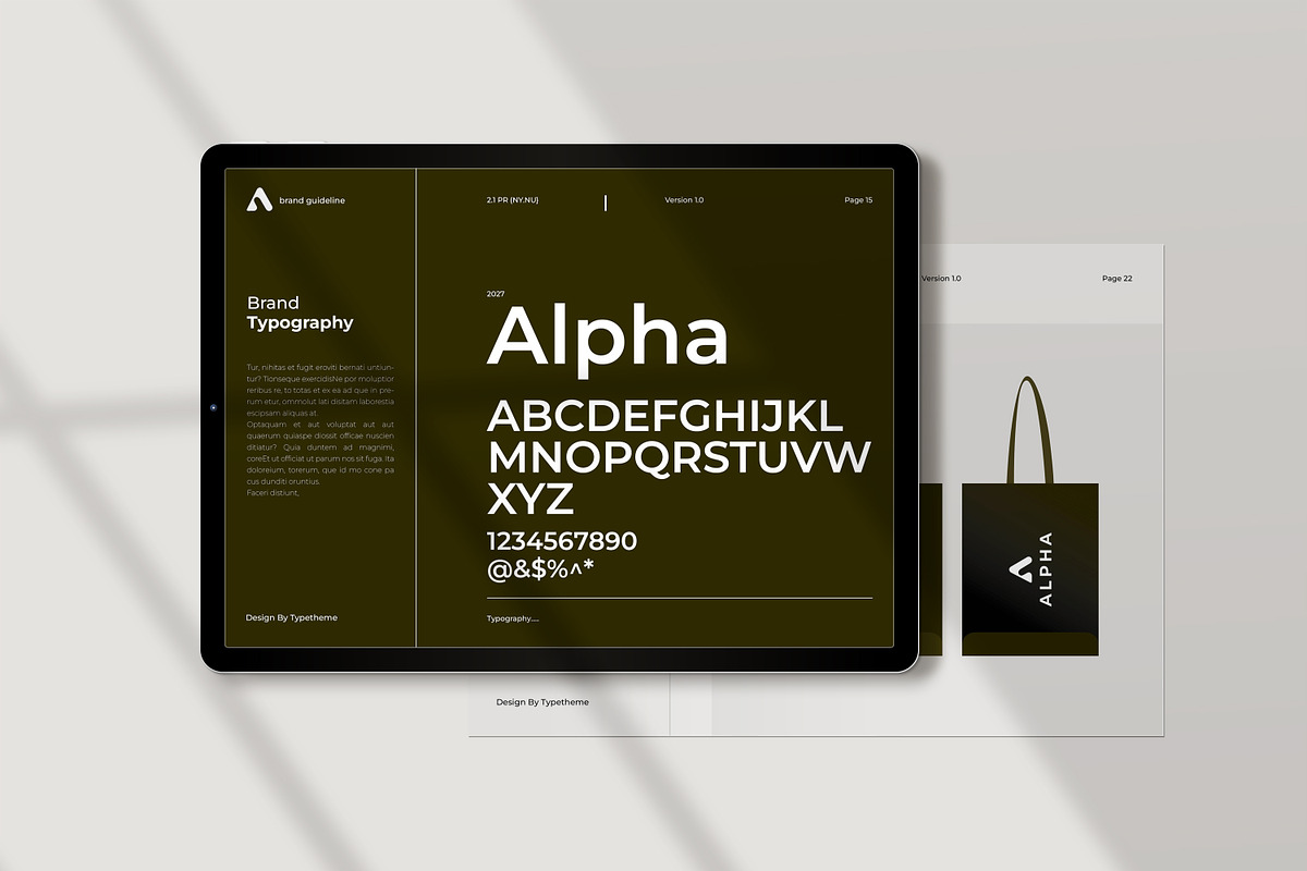 Alpha Brand Guideline preview 6