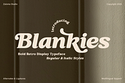 Blankies, a Serif Font by Zaloma Studio (Thumbnail 1 of 15)