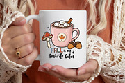 Fall Autumn Halloween Hot Cocoa PNG, an Illustration by CreationArt (Thumbnail 1 of 5)