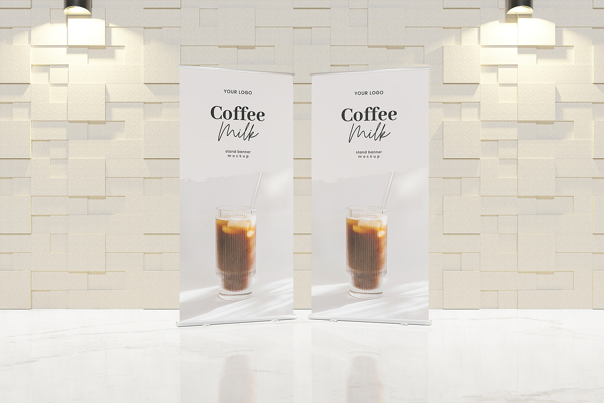 Standing banner Roll up Mockup, a Mockup by mojojojo97 (Photo 4 of 6)
