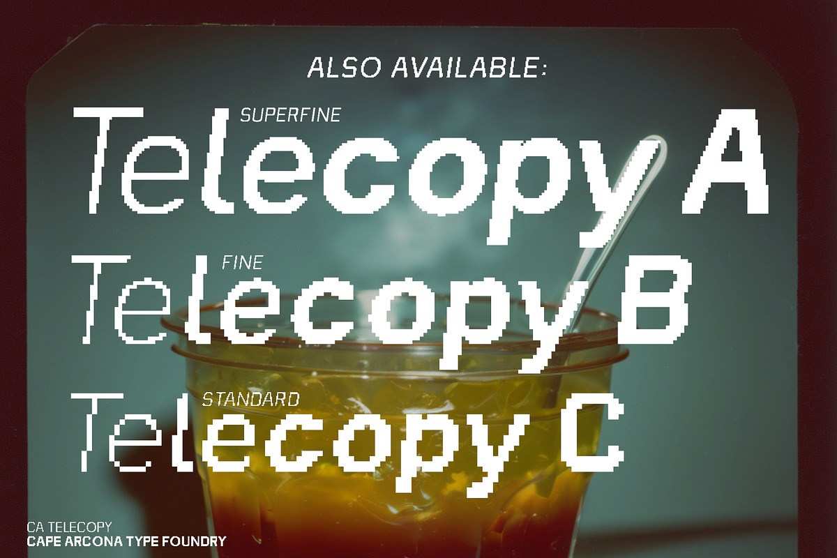 CA Telecopy A, a Sans Serif Font by Cape Arcona Type Foundry (Photo 13 of 15)