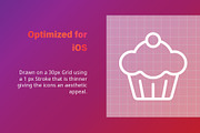 Delicio Pro - Food icons, an Outline Icon by Amogh Design (Thumbnail 3 of 11)