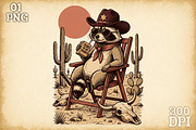 Funny Raccoon PNG Sublimation Bundle, an Object Illustration by Sublimation Artist (Thumbnail 12 of 23)