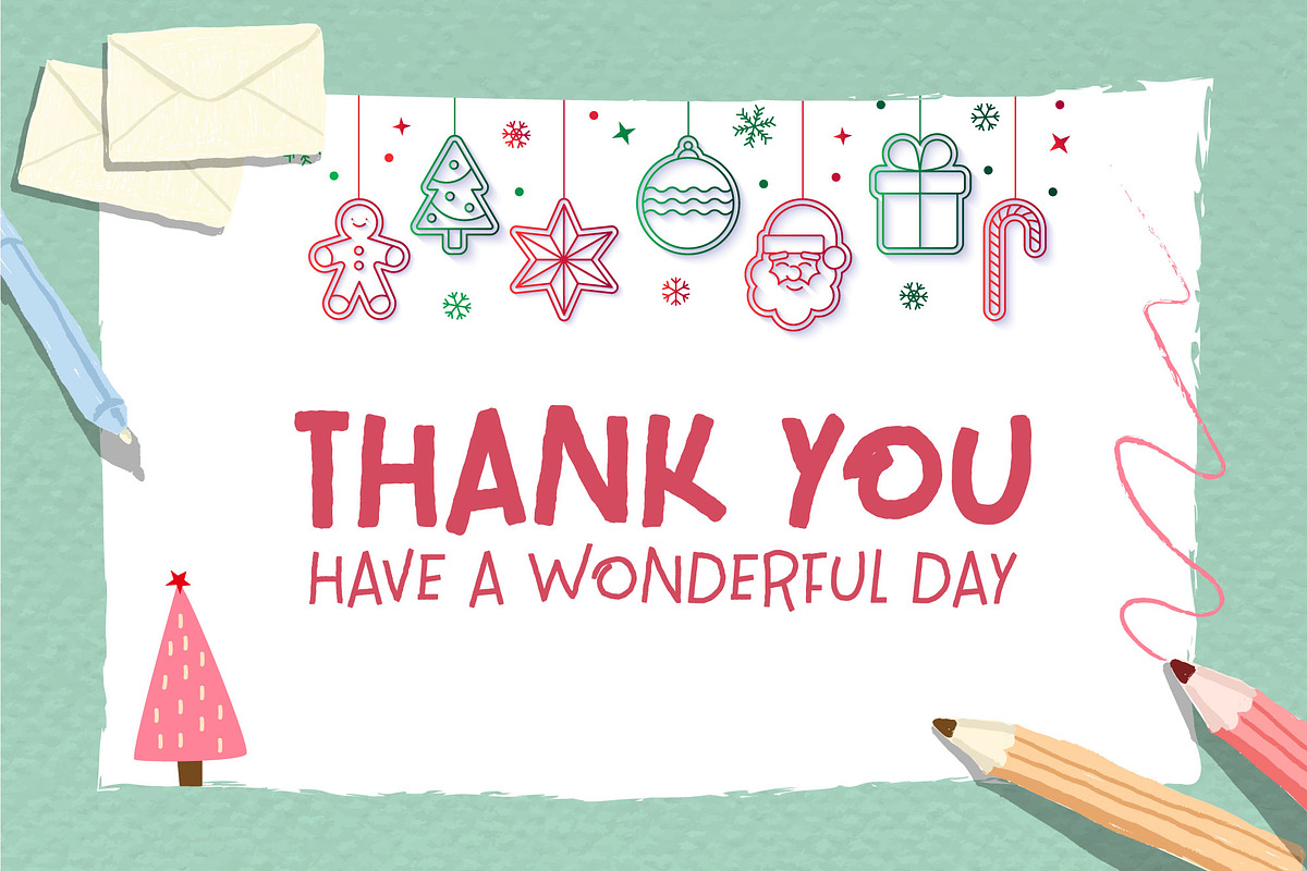 Festive Description Font, a Script Font by Nobu Collections (Photo 9 of 9)