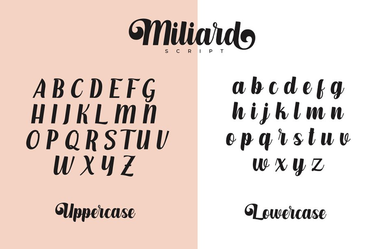 Miliard Script preview 6