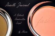 Roselle Journal | Script Font, a Script Font by Mneme (Thumbnail 8 of 10)