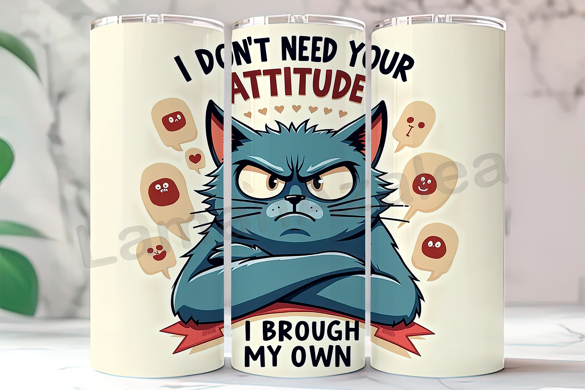 Funny Cat Tumbler, Brought My Own, an Arts & Entertainment Photo by LamanAzalea (Photo 1 of 2)