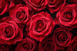 Close-up red roses floral texture, a Background Photo by Davizro's Market