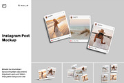 Instagram Post Mockup, an iPhone Mockup by Amigos__46 (Thumbnail 1 of 11)