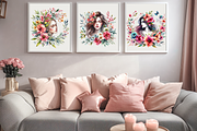 Spring Blossom Floral Women Bundle, a Person Illustration by Bubble Pixel (Thumbnail 6 of 6)