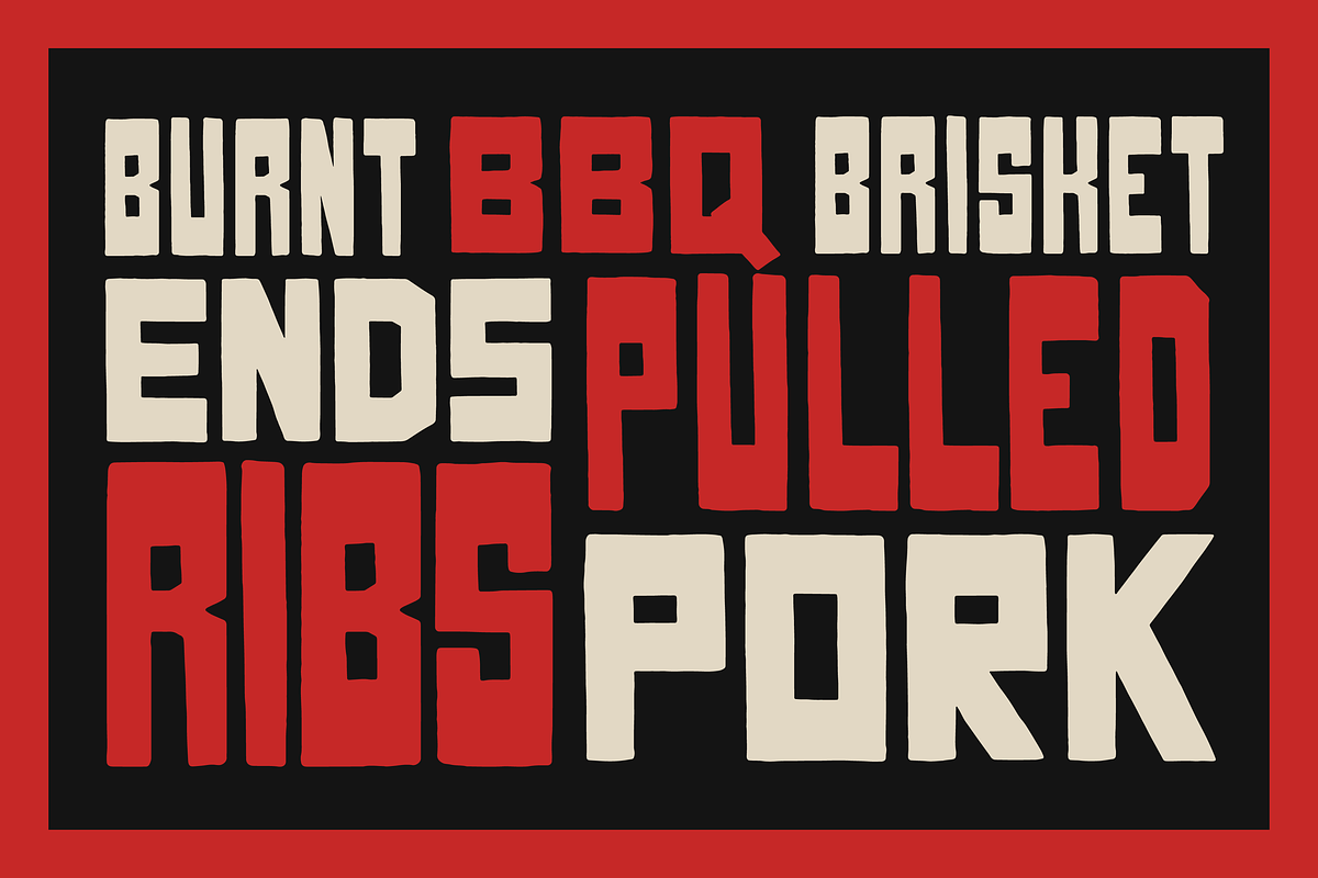 HARD KNOCKS — A Streets Display Font preview 6