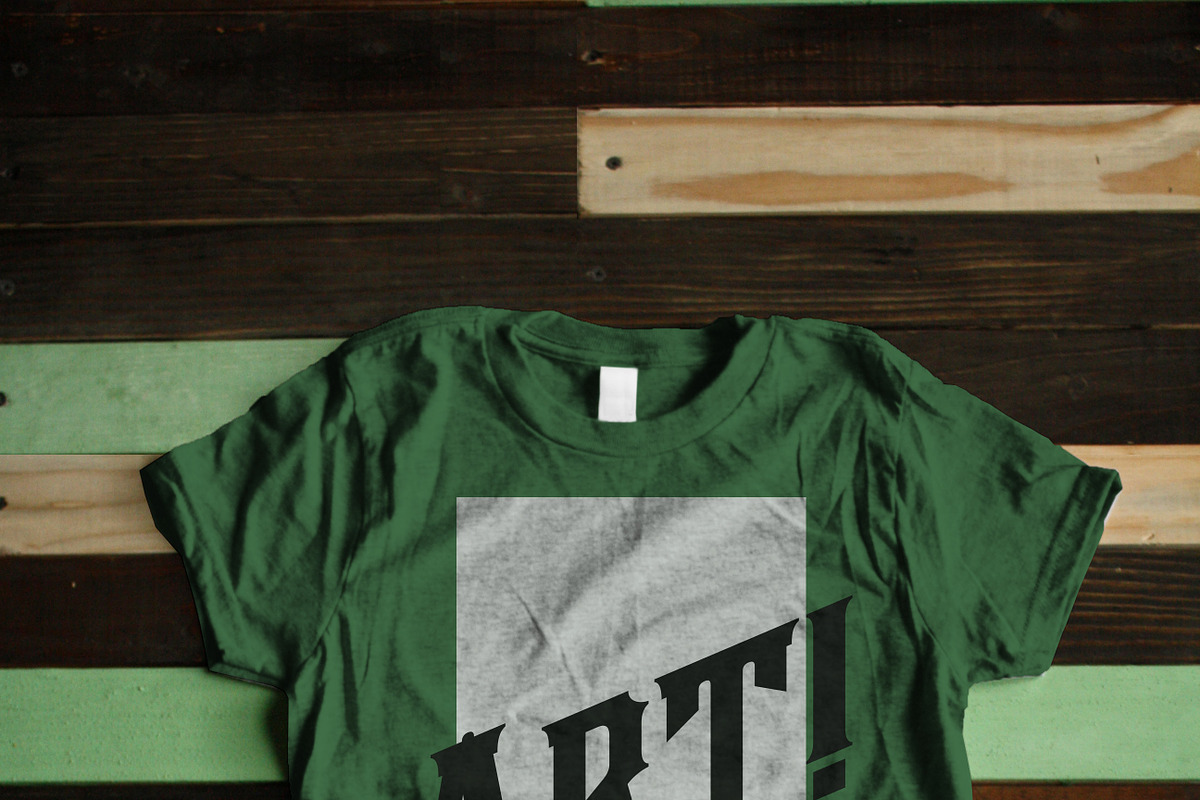 Ladies Crew Neck Tee Mock Up, a Shirt Mockup by SLTFNDRY (Photo 1 of 3)