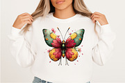 Whimsical Spring Butterfly Clipart, an Illustration by Craft Nest (Thumbnail 7 of 11)