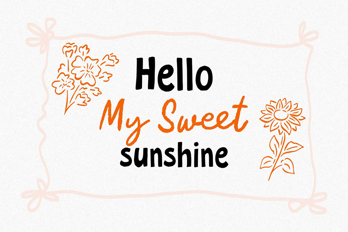 Olivia Jenisen - Hand Drawn Font Duo, a Script Font by Arterfak Project (Photo 4 of 15)