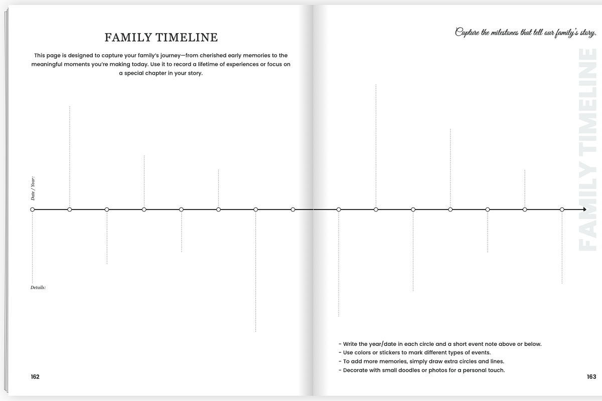 6 Generations Family Tree Notebook, a Graphic by AIW SOLUTIONS (Photo 5 of 6)