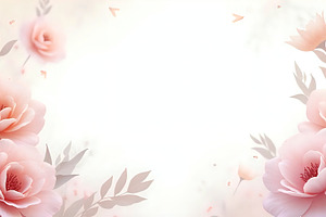 Soft Abstract Floral Art With Text S, a Photo by LOGOCREATIVE