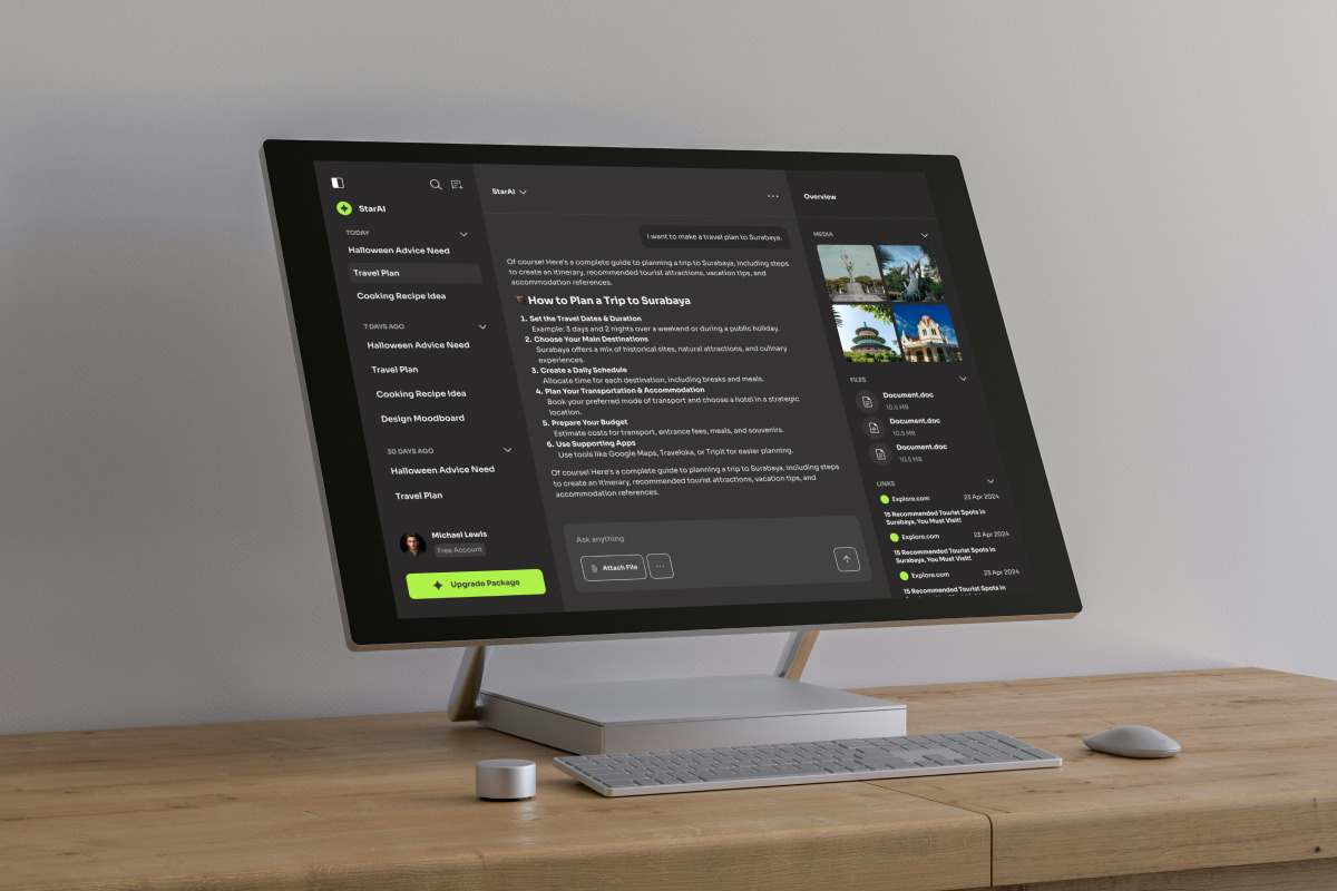 Smart AI Dashboard Design Template, an UI Kit Template by twinstd (Photo 5 of 5)