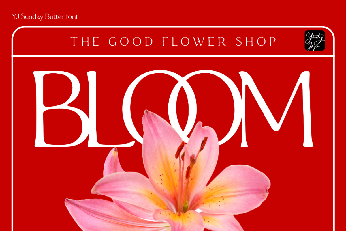 YJ Sunday Butter, a Script Font by YENTY JAP CO (Photo 3 of 13)