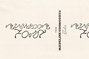 Mushroom Hand Drawn Psychedelic Font, a Handwritten Font by Madeline ODonoghue Design (Thumbnail 1 of 7)
