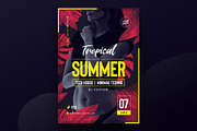 Tropical Party Flyer Template, a Flyer Template by Grand Design (Thumbnail 2 of 3)
