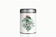 Watercolor Christmas Collection, a Decorative Illustration by MariaScaroniAtelier (Thumbnail 5 of 11)