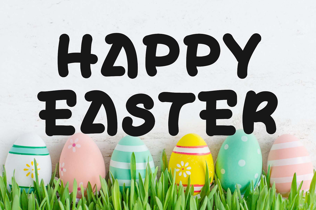 Easter Sprinkle, a Handwritten Font by Yoga Letter (Photo 2 of 5)