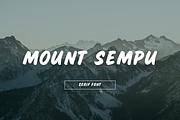 Mount Sempu Bold, a Sans Serif Font by RT Studio (Thumbnail 1 of 12)
