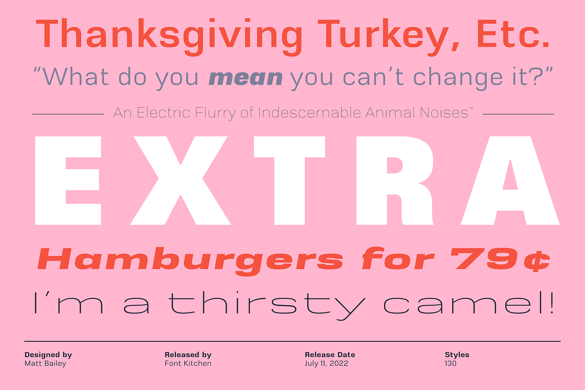Rice - A Sans Serif Superfamily, a Sans Serif Font by Font Kitchen (Photo 9 of 12)