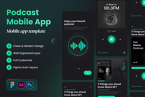 Podcast Audio Streaming Mobile App