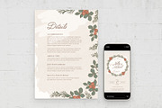 Festive Wedding Card Template, a Card Template by BrandPacks (Thumbnail 4 of 4)