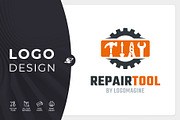 Repair Tool Logo Template, a Branding & Logo Template by LOGOMAGINE (Thumbnail 1 of 16)