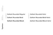 Gallant Rounded - Geometric Typeface, a Sans Serif Font by Cassandra Cappello (Thumbnail 2 of 6)