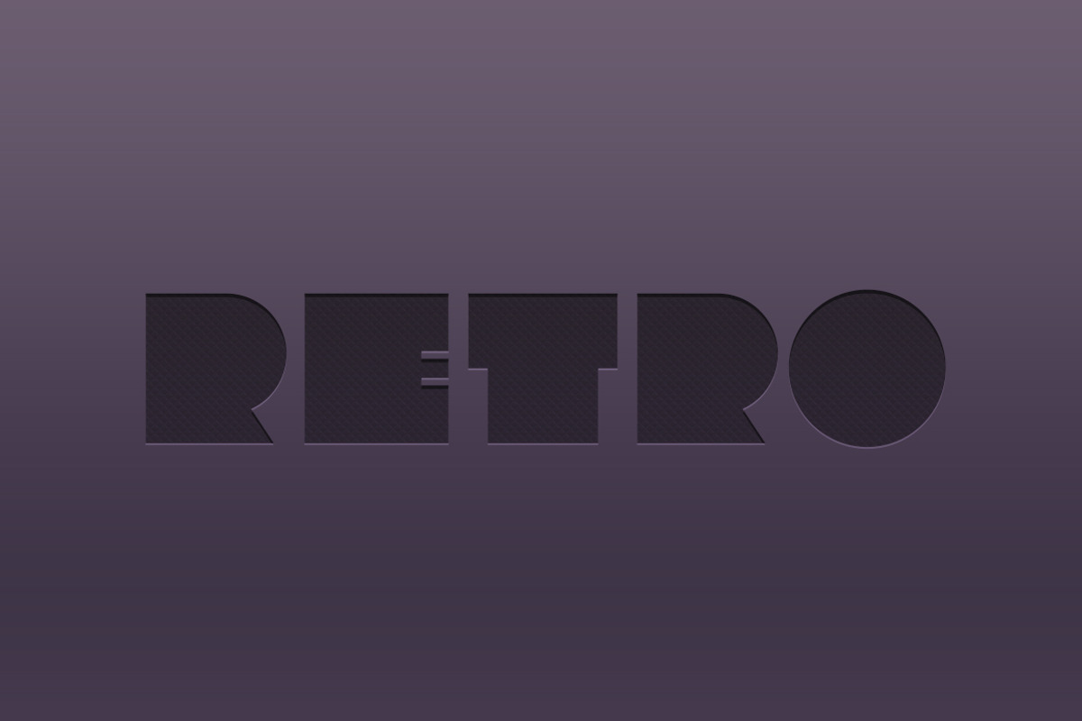 Subtle Pressed Text for Photoshop, a Layer Style Add-On by Creativenauts (Photo 1 of 4)