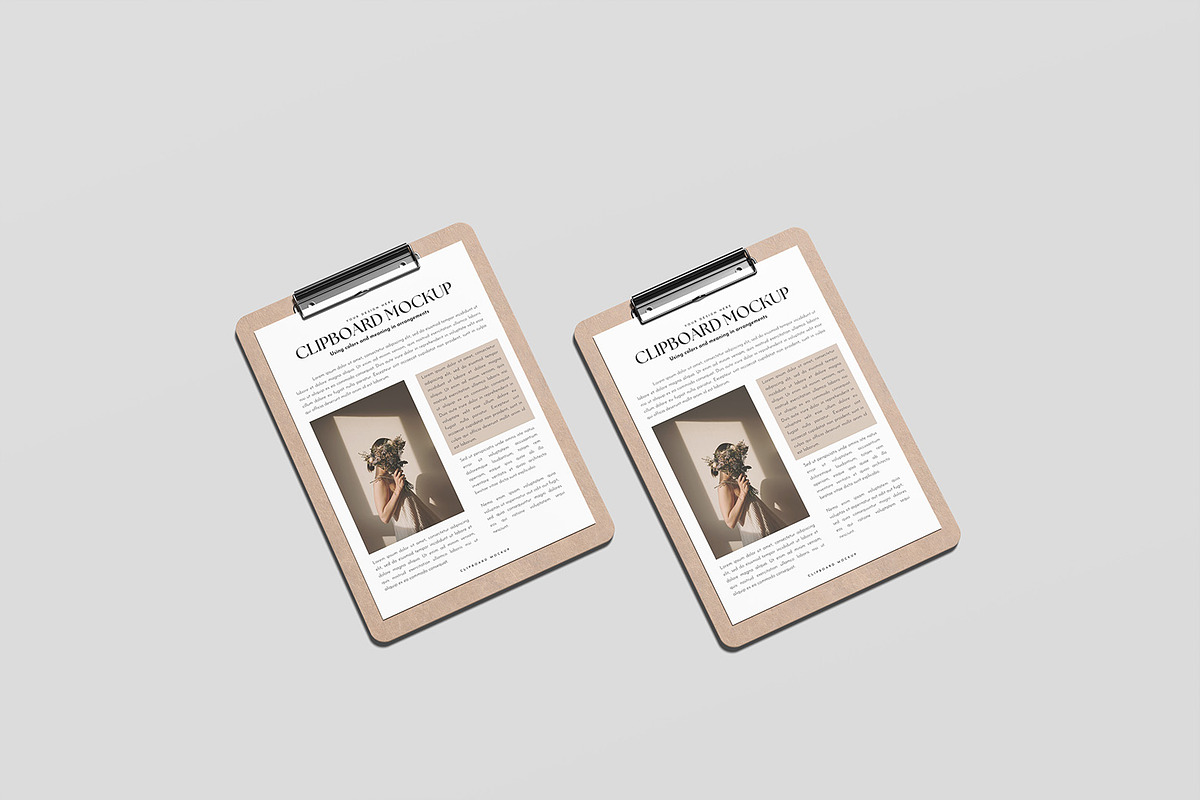 Clipboard Mockup, an Advertising Mockup by graphicsecond (Photo 3 of 7)