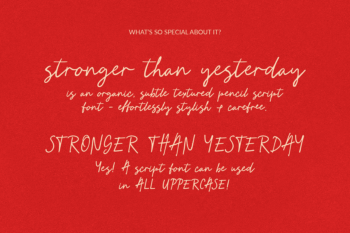 Handwritten Pencil Script Font, a Handwritten Font by Kaya Fonts (Photo 9 of 41)