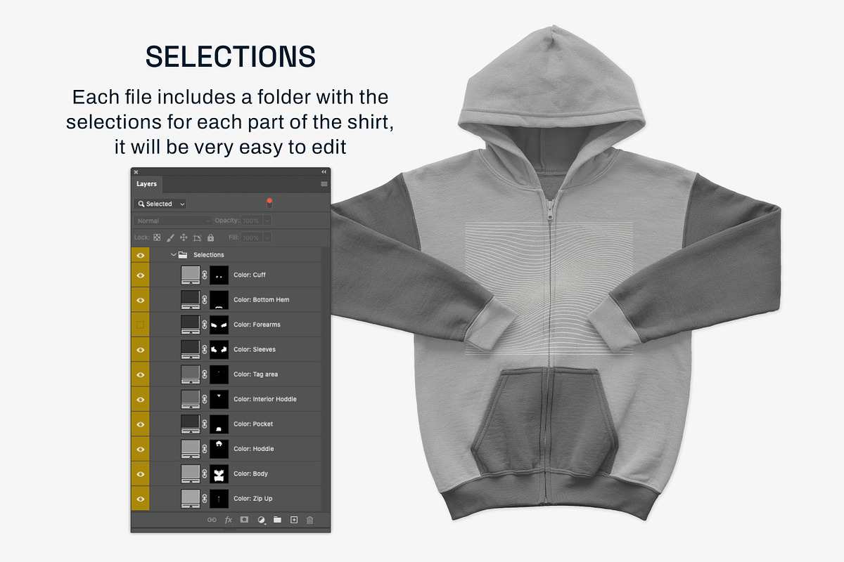 Gildan 18600B Youth Zip Hood Mockups, a Shirt Mockup by GraphicHero (Photo 6 of 9)
