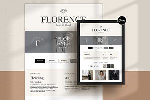Luxury & Fashion Brand Board, a Branding & Logo Template by Creatif Foundry