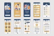 Mobile App UI Kit Template, a Templates & Theme by alexdndz (Thumbnail 9 of 21)