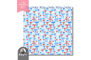 Fourth Of July Bows Seamless Pattern, a Pattern Graphic by KisbyArt (Thumbnail 2 of 3)