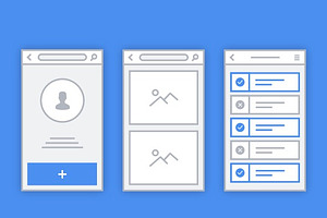 Mobile Wireframe Prototyping UI